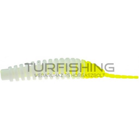 FISHUP_TANTA 2.5" (8PCS.), #131 - WHITE/HOT CHARTREUSE