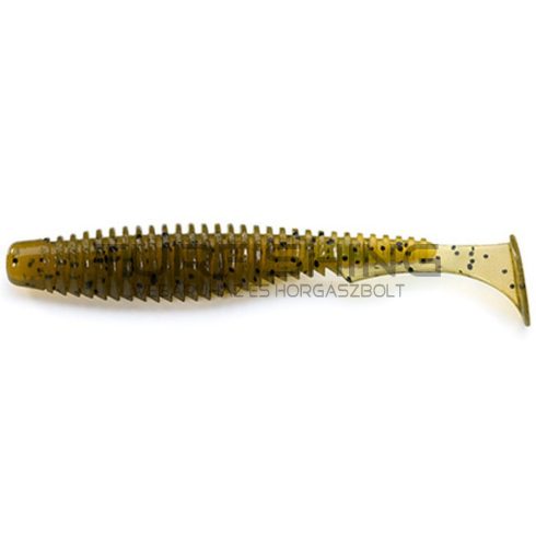 FISHUP_U-SHAD 2" (10PCS.), #074 - GREEN PUMPKIN SEED