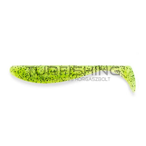 FISHUP_WIZZLE SHAD 5" (4PCS.), #055 - CHARTREUSE/BLACK