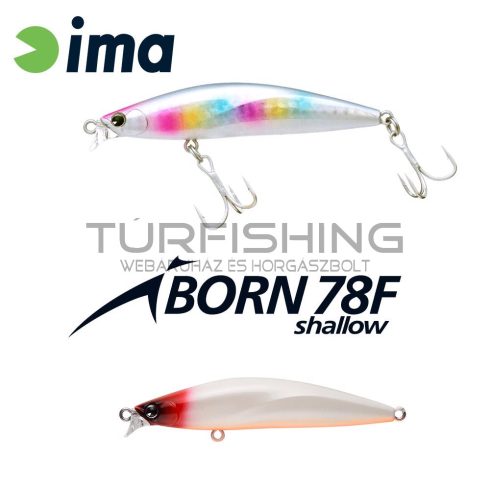 Ima IMA IBORN 78F SHALLOW 78mm 8.5gr 002 Red Head Pearl OB