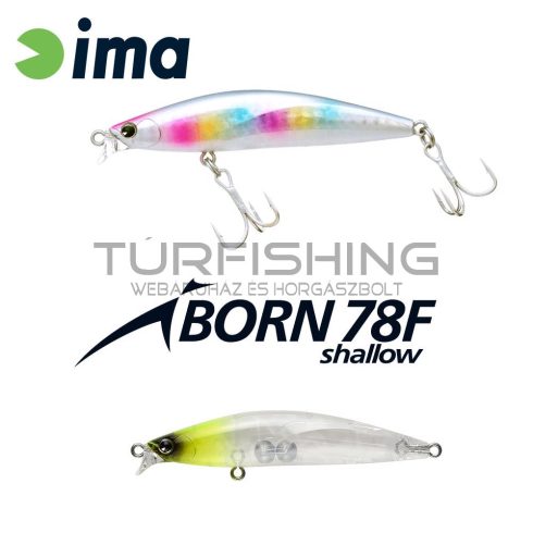 Ima IMA IBORN 78F SHALLOW 78mm 8.5gr 004 Chart Head Clear