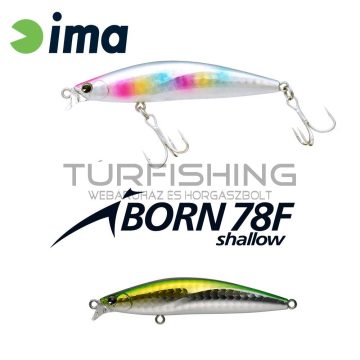 Ima IMA IBORN 78F SHALLOW 78mm 8.5gr 009 Green Back Shiner