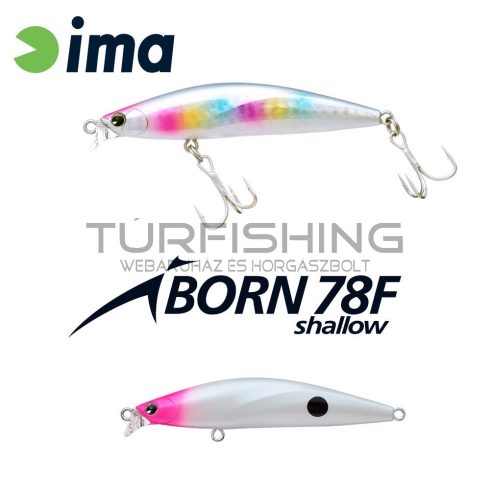 Ima IMA IBORN 78F SHALLOW 78mm 8.5gr 018 PH Pearl Dot