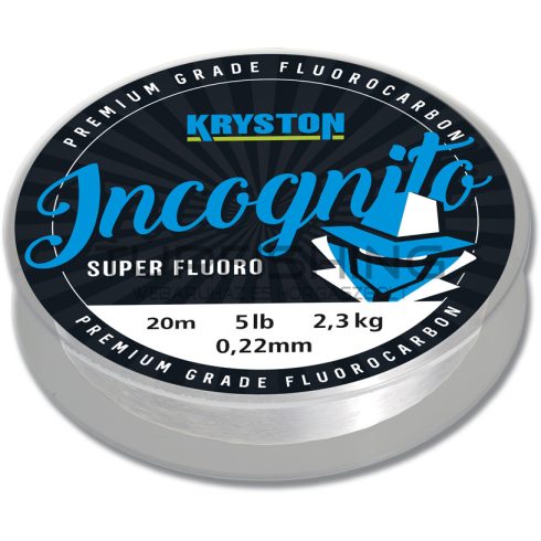 KRISTON Incognito Flurocarbon 5Lbs 20m Clear