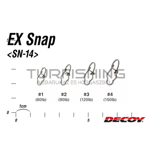 DECOY SN-14 EX SNAP #4 SILVER 7PCS/BAG