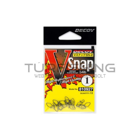 DECOY SN-2 V SNAP #3 NS BLACK 13PCS/BAG