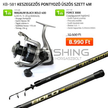   NEVIS Keszegezős pontyozó úszós szett 4m 1273-400+ 2247-130