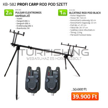 NEVIS Profi Carp Rod Pod szett  6123-002+ 2x 6315-001
