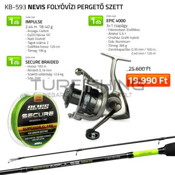   NEVIS Folyóvízi pergető szett  1436-245+ 2535-440+ 3225-016