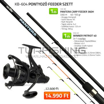 NEVIS Pontyozó feeder szett 1232-360+2546-440