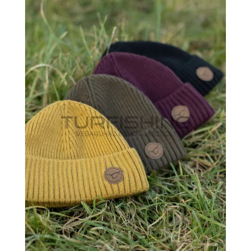 KORDA TRAWLER BEANIE MUSTARD SÁRGA SAPKA - KORDA HORGÁSZ SAPKA