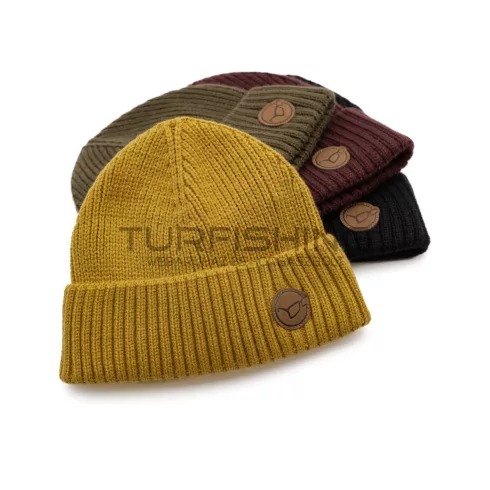 KORDA TRAWLER BEANIE MUSTARD SÁRGA SAPKA - KORDA HORGÁSZ SAPKA
