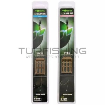   Korda N-Trap KD Rig Size 6 Kurv 15lb- előkötött bojlis horogelőke