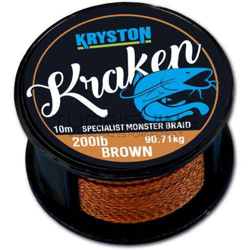 KRISTON Kraken Monster Braid 200Lbs 10m Brown