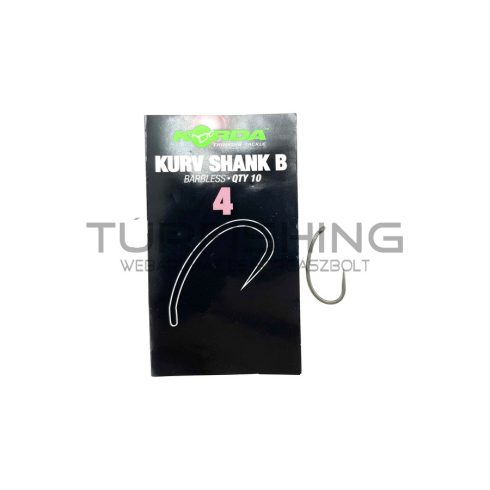 Korda - Kurv Shank Barbless Horog 2-es