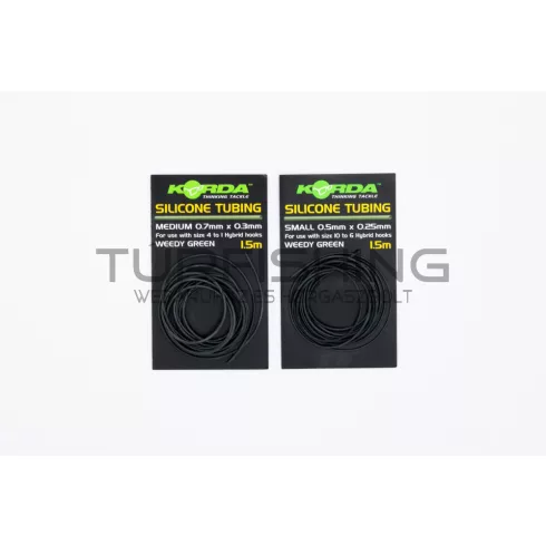 KORDA SILICONE TUBE 0,5MM GREEN