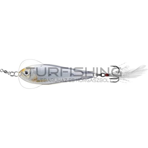 LIVETARGET FLUTTER SHAD JIGGING SPOON SILVER/PEARL  55 MM 14 G