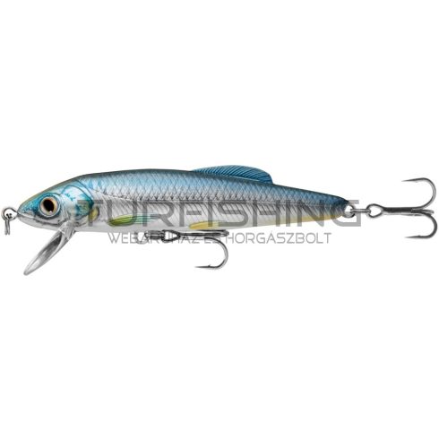 LIVETARGET MINNOW FINESSE JERKBAIT SILVER/BLUE 75 MM 7 G