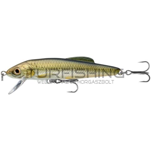 LIVETARGET MINNOW FINESSE JERKBAIT SILVER/PUMPKIN 75 MM 7 G