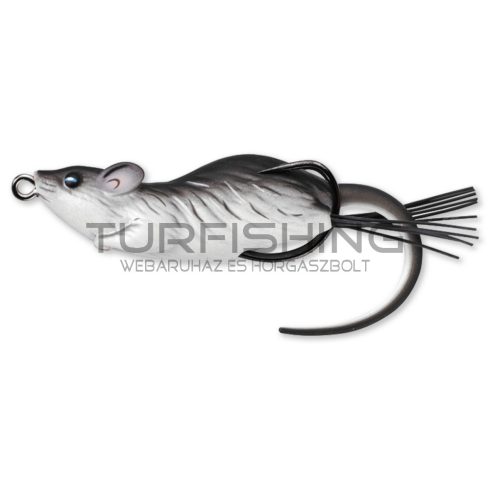 LIVETARGET MOUSE WALKING BAIT BLACK/WHITE 60 MM 11 G