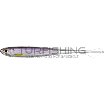   LIVETARGET GHOST TAIL MINNOW DROPSHOT BAIT SILVER/PURPLE 95 MM