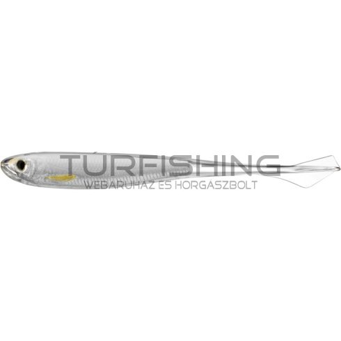 LIVETARGET GHOST TAIL MINNOW DROPSHOT BAIT SILVER/PEARL 95 MM