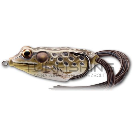 LIVETARGET FROG WALKING BAIT TAN/BROWN 55 MM 18 G