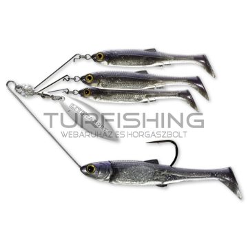 LIVETARGET MINNOW SPINNER RIG PURPLE PEARL/SILVER SMALL 7 G