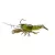 LIVETARGET LIVE CRAW FINESS BAIT  CHARTREUSE BLACK 75MM 14G SLOW SINKING