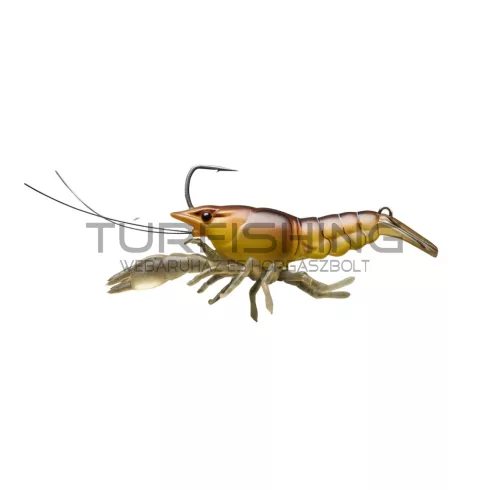 LIVETARGET LIVE CRAW FINESS BAIT  ORANGE BROWN CRAW 75MM 14G SLOW SINKING
