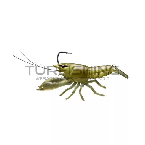 LIVETARGET LIVE CRAW FINESS BAIT  MOSS CRAW 75MM 14G SLOW SINKING