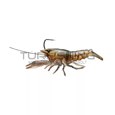 LIVETARGET LIVE CRAW FINESS BAIT  ORANGE PUMPKIN 75MM 14G SLOW SINKING