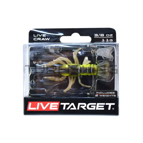 LIVETARGET LIVE CRAW FINESS BAIT  RED CRAW 75MM 14G SLOW SINKING