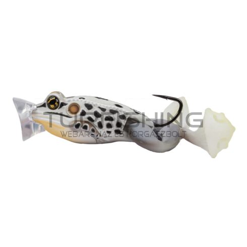 LIVETARGET THE ULTIMATE FROG POPPER BAIT  ALBINO / WHITE 50MM 21G FLOATING