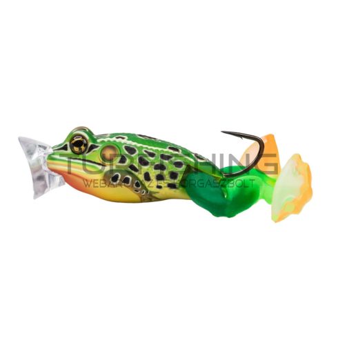 LIVETARGET THE ULTIMATE FROG POPPER BAIT  EMERALD / RED 50MM 21G FLOATING