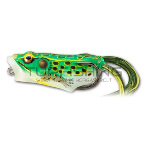 LIVETARGET FROG POPPER FLOROSCENTGREEN/YELLOW 55MM 11G FLOATING