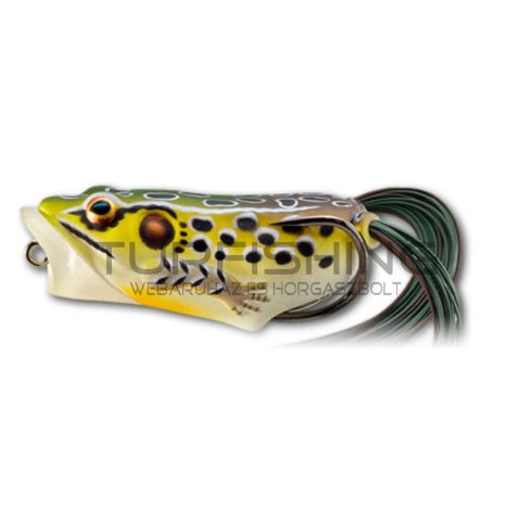 LIVETARGET FROG POPPER EMERALD/BROWN 55MM 11G FLOATING