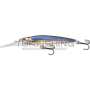   LIVETARGET RAINBOW SMELT JERKBAIT SILVER/BLUE 91MM 9G DR SUSPEND