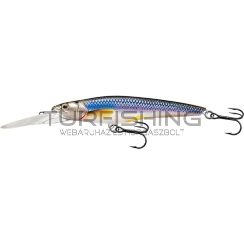 LIVETARGET RAINBOW SMELT JERKBAIT SILVER/BLUE 91MM 9G DR SUSPEND