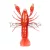 LIVETARGET 2.8" CRAWFISH UN-RIGGED RED / RED 71 MM SINKING 6DB/CS
