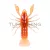 LIVETARGET 2.8" CRAWFISH UN-RIGGED FIRE / ORANGE 71 MM SINKING 6DB/CS
