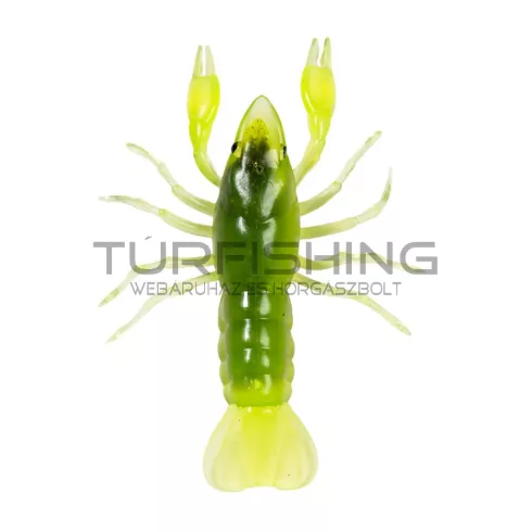 LIVETARGET 3.8” CRAWFISH UN-RIGGED CHARTREUSE / GREEN 97 MM  SINKING