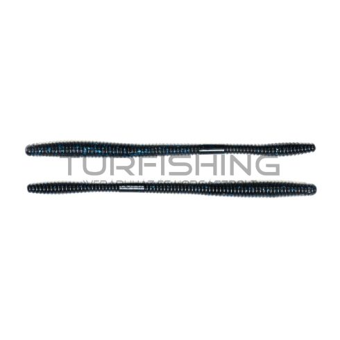 LIVETARGET 6.5" STRAIGHT TAIL WORM BLACK / BLUE 165 MM   SINKING 4DB/CSOMAG