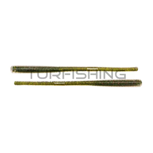 LIVETARGET 5.5" FINESSE WORM GREEN / RED 140 MM  SINKING