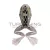 LIVETARGET 2” FREESTYLE FROG 2.0 GREY / WHITE 50 MM  FLOATING