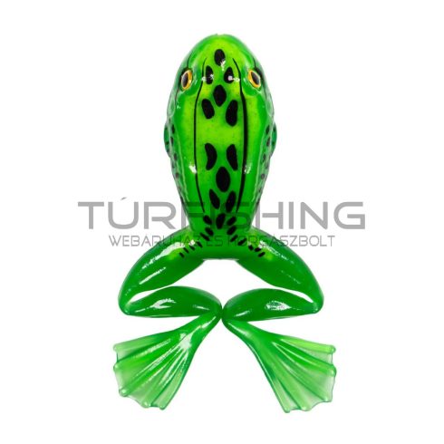 LIVETARGET 3” FREESTYLE FROG 2.0  GREEN / YELLOW 75 MM  FLOATING 2DB/CS