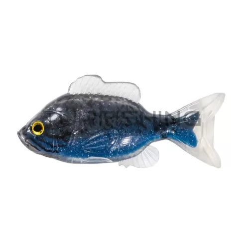 LIVETARGET 3.3” SUNFISH UNRIGGED SILVER / BLUE  85MM  SINKING 4DB/CS