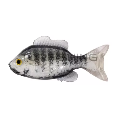 LIVETARGET 3.3” SUNFISH UNRIGGED WHITE / ALBINO 85MM  SINKING 4DB/CS