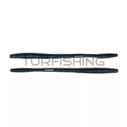 LIVETARGET 5.5" STRAIGHT TAIL WORM BLACK / BLUE 140 MM  SINKING