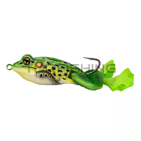 LIVETARGET THE ULTIMATE FROG STRIDE BAIT   GREEN / YELLOW 63 MM 28 G FLOATING